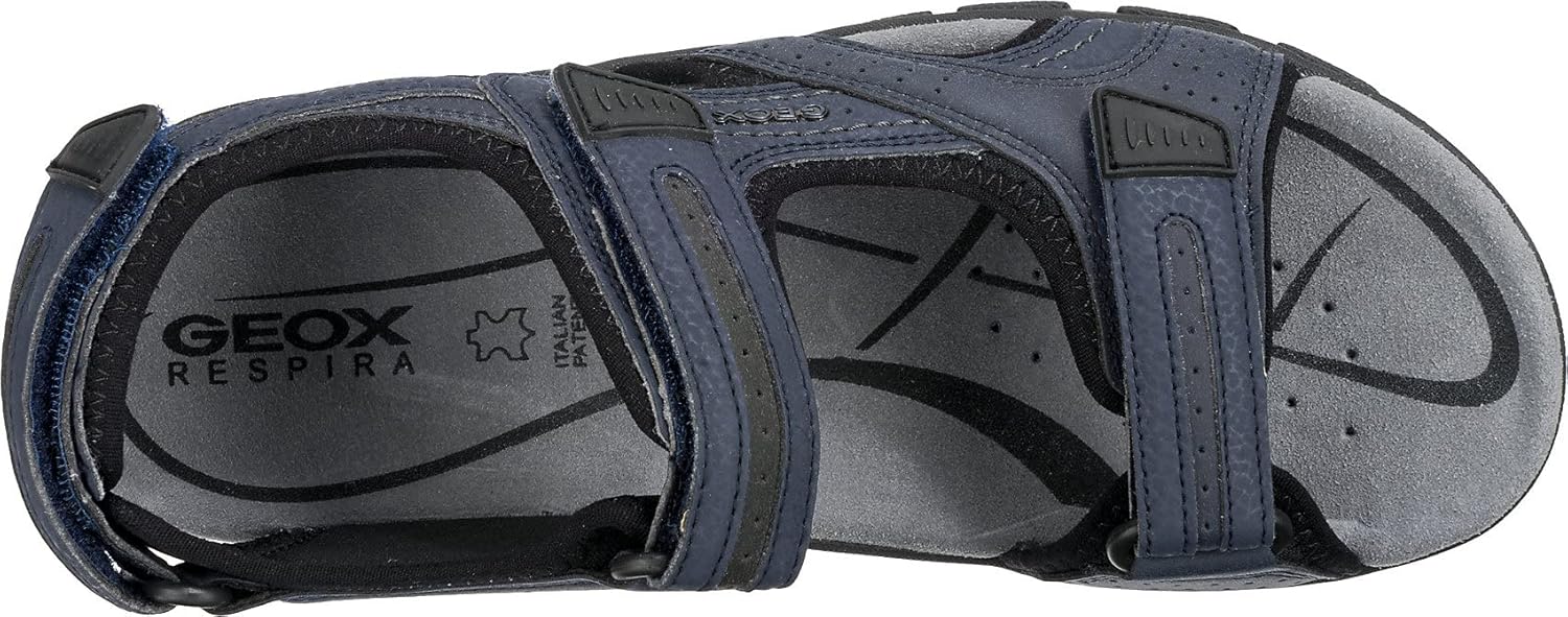 Bild von Geox S.STRADA U8224D 0BC50C4422 blau - sportliche Sandaletten f?r Herren