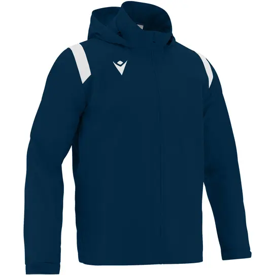 Bild von Macron Unisex Jacke mit durchgehendem Reißverschluss Saransk Mantel, Marineblau/weiß, L