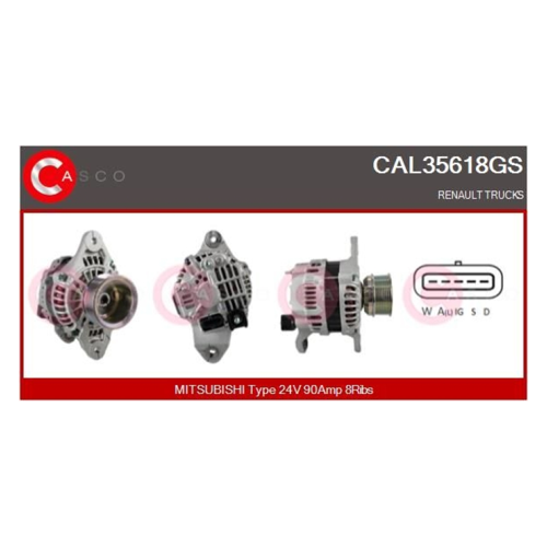 Bild von CASCO Generator Genuine CAL35618GS im Test
