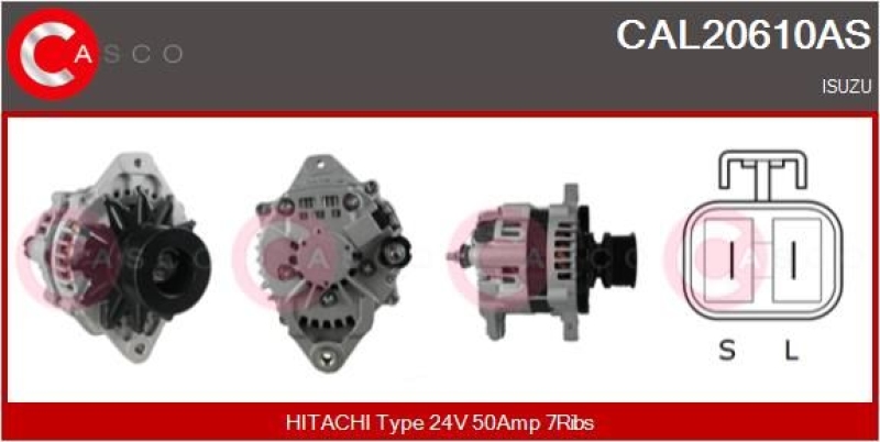 Bild von CASCO Generator Brand New HQ CAL20610AS