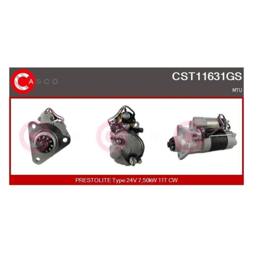 Bild von CASCO Starter Genuine CST11631GS – Zuverlässige Energie für Ihre Maschinen