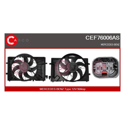 Bild von CASCO Elektromotor für Kühlerlüfter – CEF76006AS