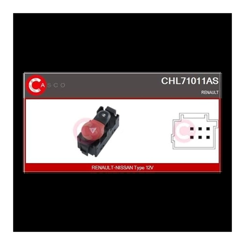 Bild von CASCO Warnblinkschalter CHL71011AS - Zuverlässige Funktionalität für Ihr Fahrzeug