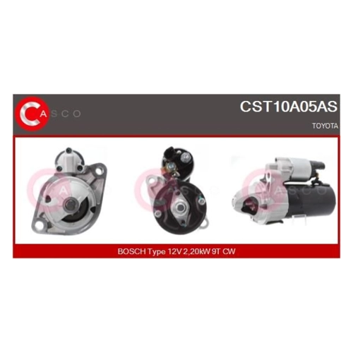 Bild von CASCO Starter Brand New HQ - CST10A05AS Anlasser für TOYOTA