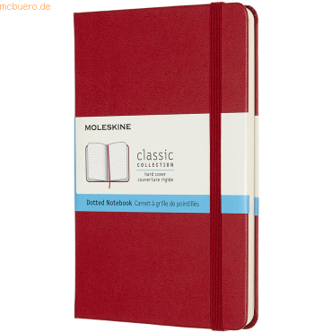 Bild von Moleskine Notizbuch Medium 11,5x18cm Punktraster Hardcover 104 Blatt s