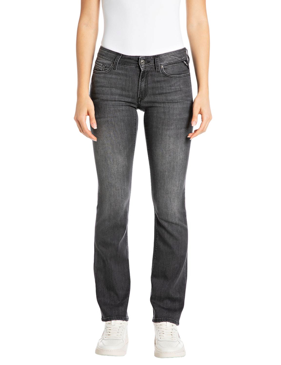 Bild von Replay Damen Jeans NEW LUZ BOOTCUT - Grau- Dark Grey Denim