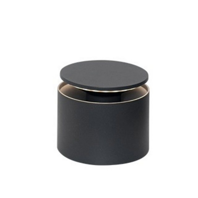 Bild von Zafferano, Push-Up Lampe, Kabellose, Wiederaufladbare Tischlampe mit Touch Control, Auch für den Außenbereich Geeignet, Dimmer, 2200-3000 K, Höhe 80-100 cm, Farbe Dunkelgrau