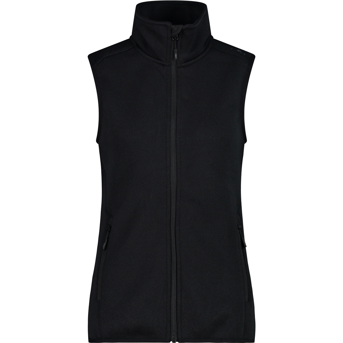Bild von CMP - Women's Vest Jacquard Knitted - Fleeceweste Gr 40 schwarz