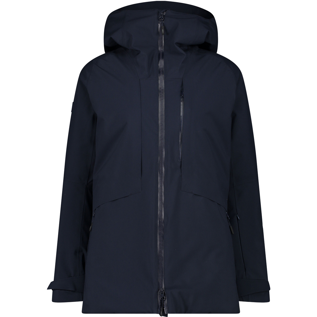 Bild von CMP Campagnolo, Damen, Skijacke, Women's Jacket Fix Hood 34W4006 (44, XL), Schwarz, 44, XL