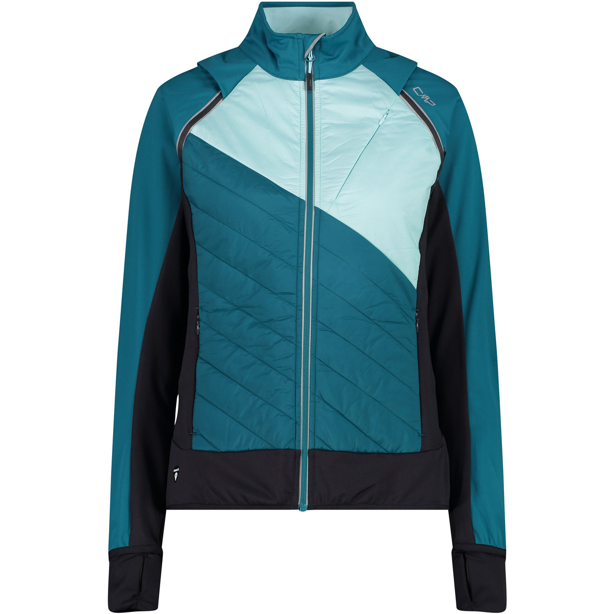 Bild von CMP - Women's Jacket with Detachable Sleeves - Kunstfaserjacke Gr 34 blau/türkis