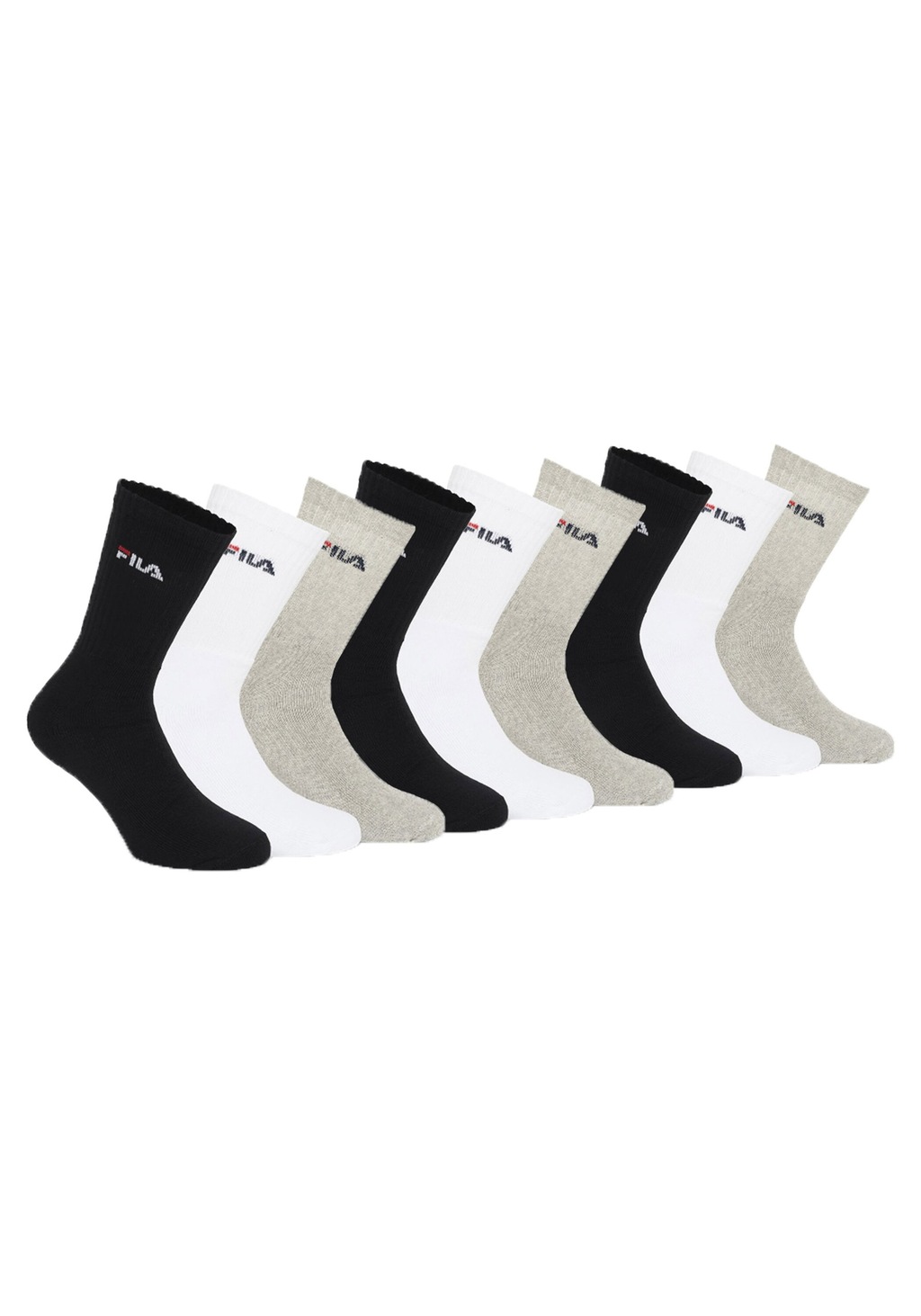 Bild von FILA, Damen, Socken, Socken Casual Stretch TENNIS SOCKS "" 9P, Mehrfarbig, (9er Pack, 43 - 46)