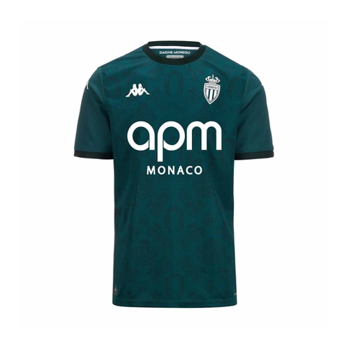 Bild von Kappa Kombat Away AS Monaco Fußball-T-Shirt für Erwachsene, Unisex, Auswärtstrikot AS Monaco Kombat 2024/25