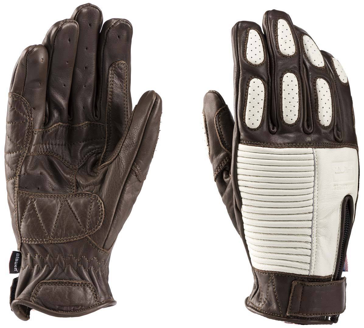 Bild von Blauer Banner Motorradhandschuhe 2018, weiss-braun, Größe XL für Männer