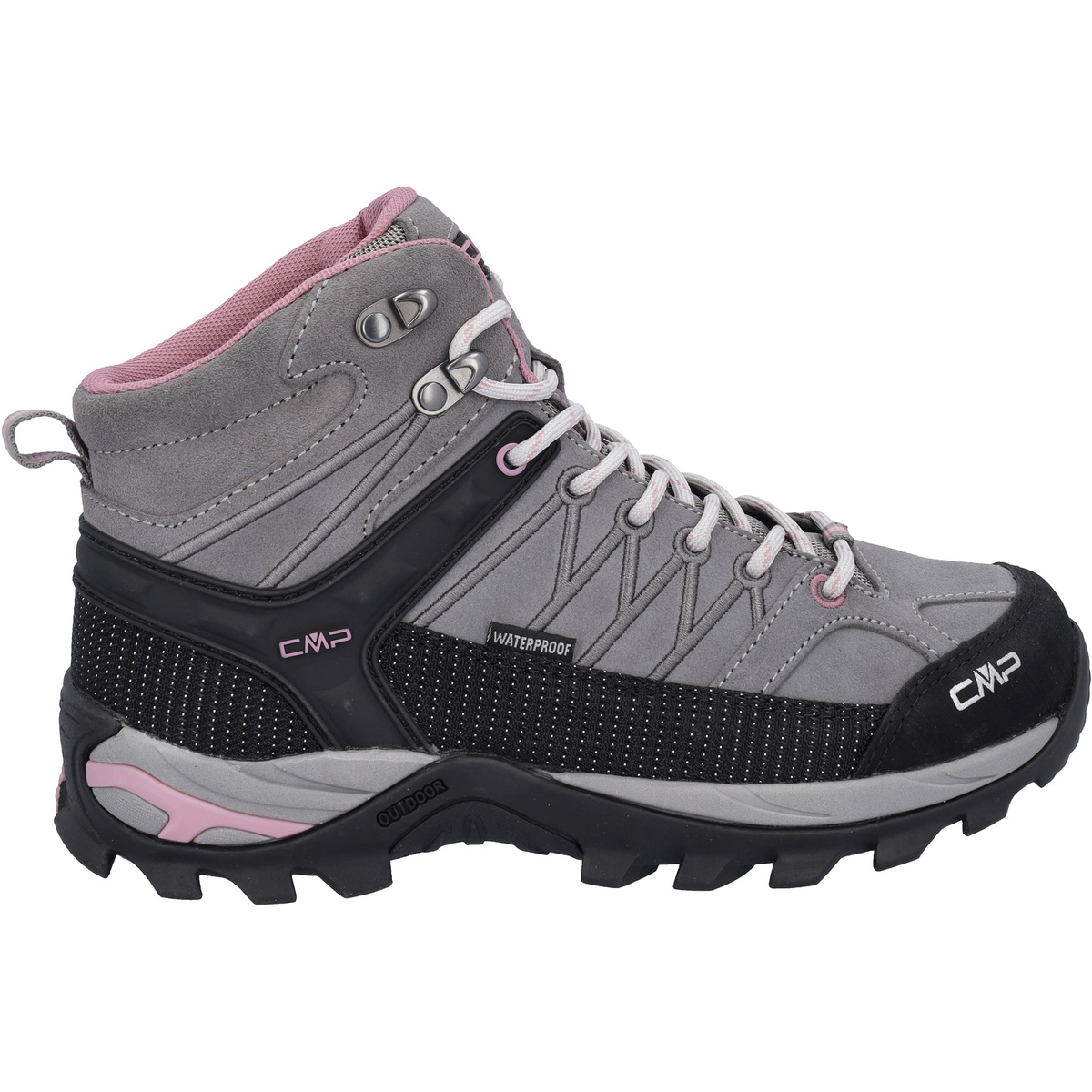 Bild von CMP Damen Rigel Mid Wmn Shoes Wp Trekking-Schuhe, Grau Rosa Cemento Fard, 36 EU