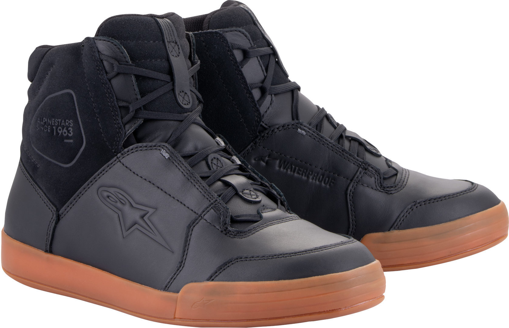 Bild von Alpinestars Chrome Drystar Wasserdichte Motorradschuhe, schwarz-braun, Größe 42 43 für Männer