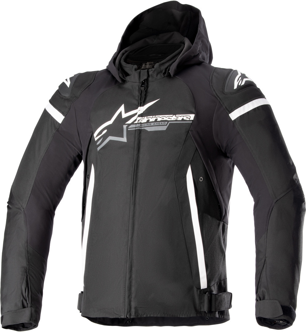Bild von Alpinestars Zaca wasserdichte Motorrad Textiljacke, schwarz-weiss, Größe XL für Männer