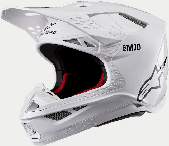 Bild von Alpinestars Motocrosshelm Supertech S-M10 Solid 2024 Motocross Helm