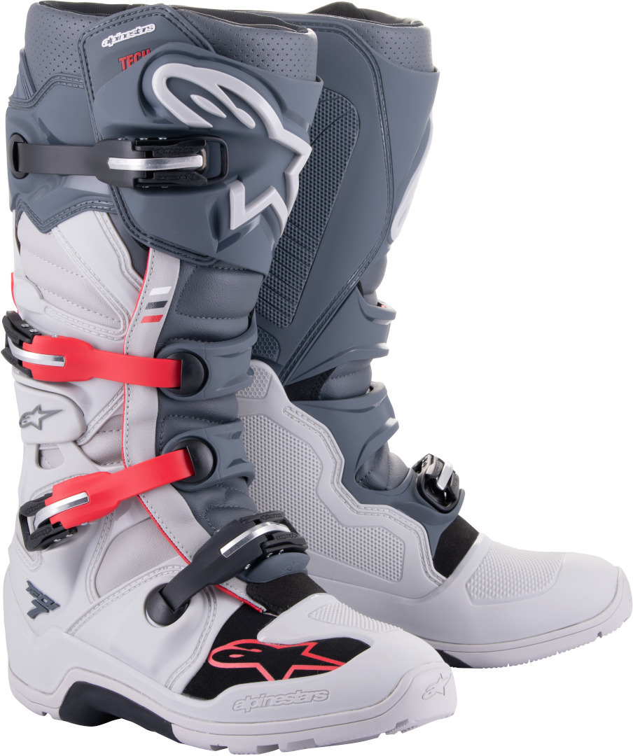 Bild von Alpinestars Tech 7 Enduro Stiefel, grau, Größe 43 für Männer