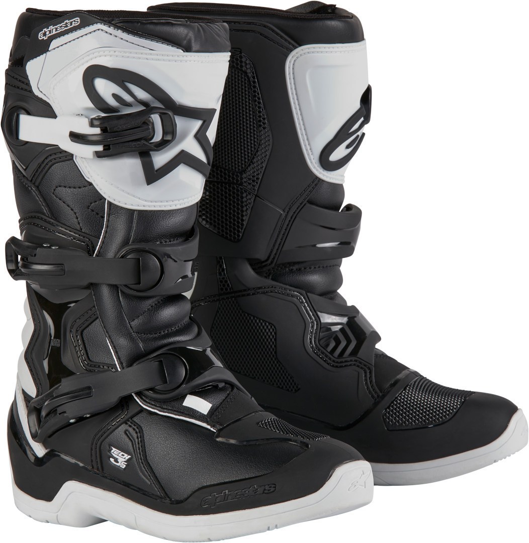 Bild von Alpinestars Tech 3S Jugend Motocross Stiefel, schwarz-weiss, Größe 39