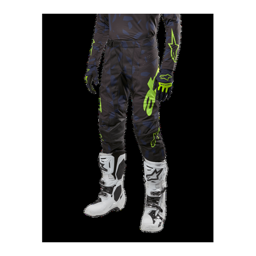 Bild von Alpinestars 2024 Techstar Rantera Hose Black/navy/yellow Fluo, Größe: 34