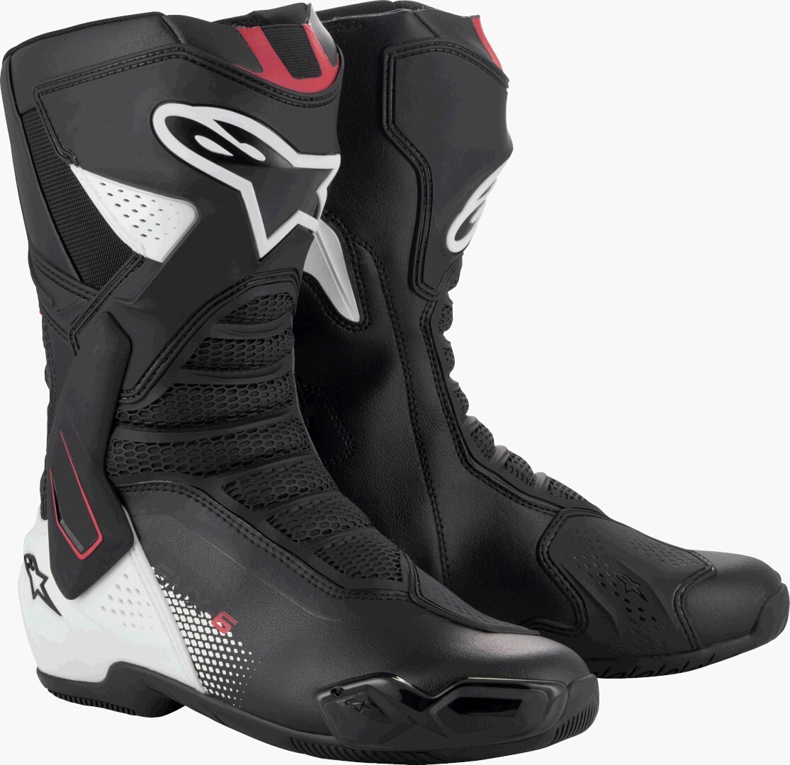 Bild von Alpinestars SMX-6 V3 Graphic Motorrad Stiefel, schwarz-weiss, Größe 41 für Männer