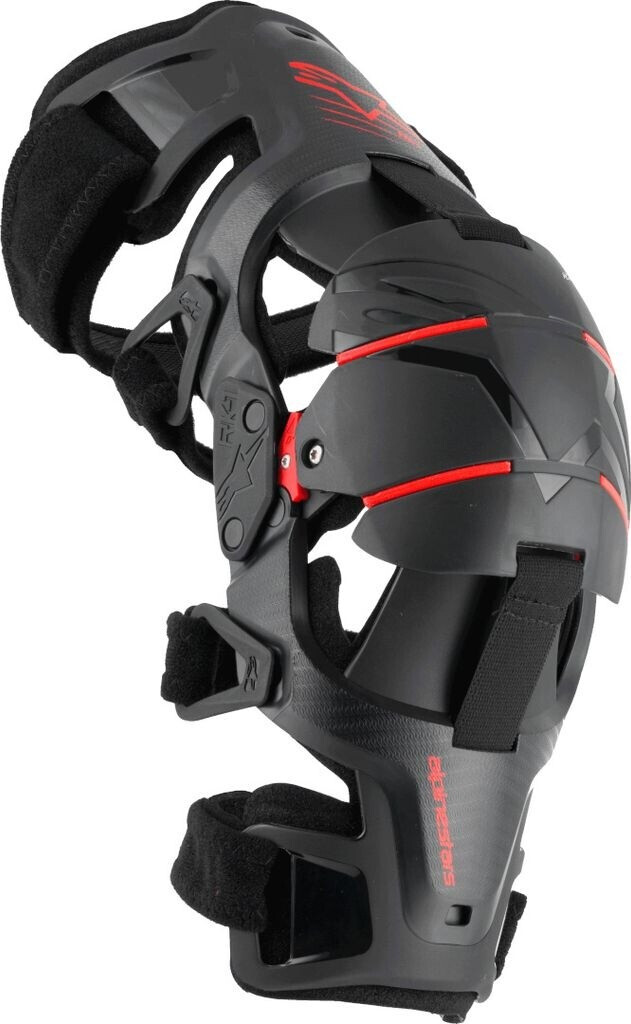 Bild von Alpinestars RK-1 Plasma Knieorthesen, schwarz-rot, Größe S M für Männer