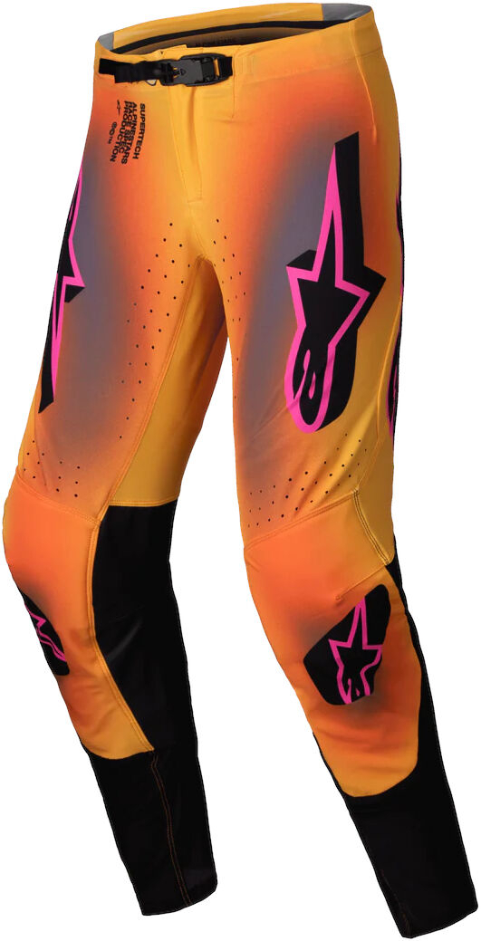 Bild von Alpinestars Supertech Lipan Motocross Hose, schwarz-pink-gelb, Größe 38 für Männer