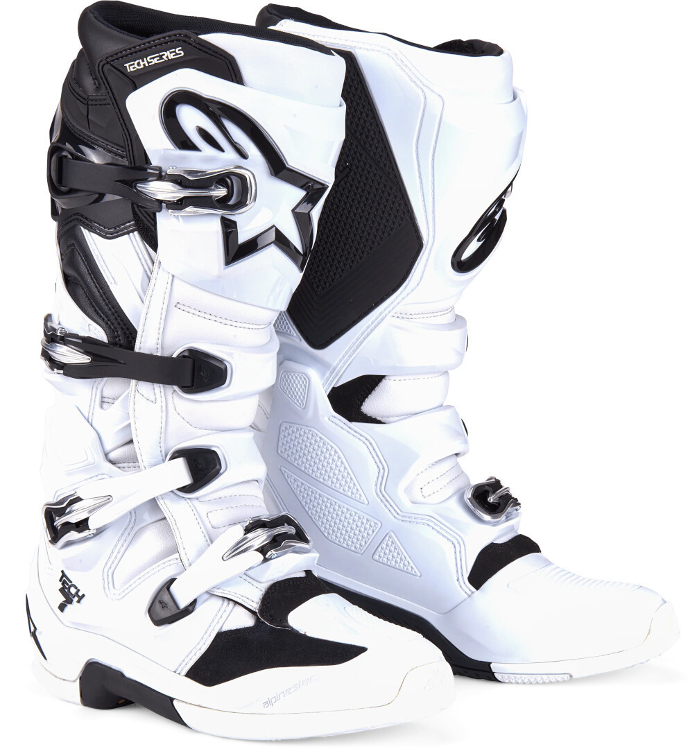Bild von Alpinestars Tech 7 Motocross Stiefel, schwarz-weiss, Größe 51 für Männer