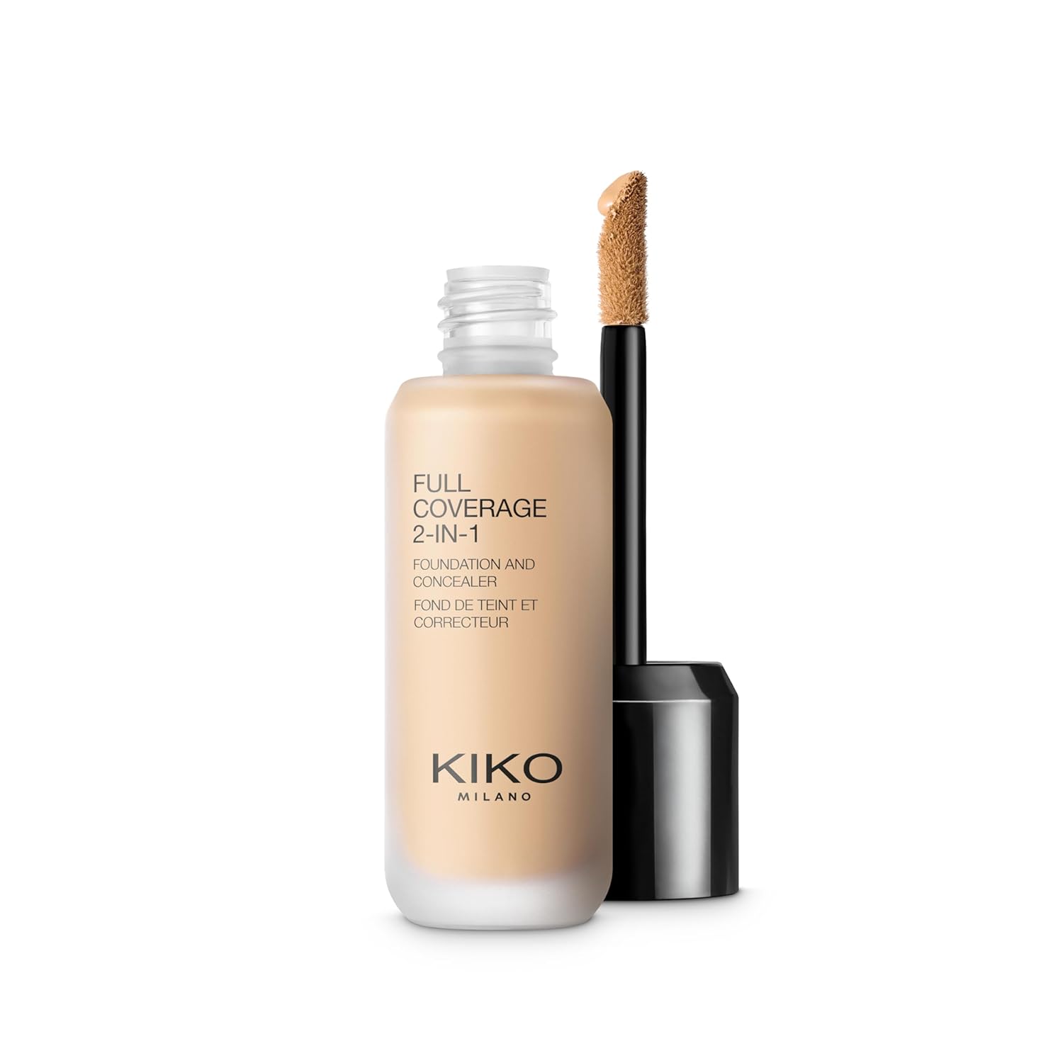 Bild von KIKO Milano Full Coverage 2-in-1 Foundation & Concealer 16 - N 25, 2-In-1-Foundation Mit Concealer, Hohe Deckkraft
