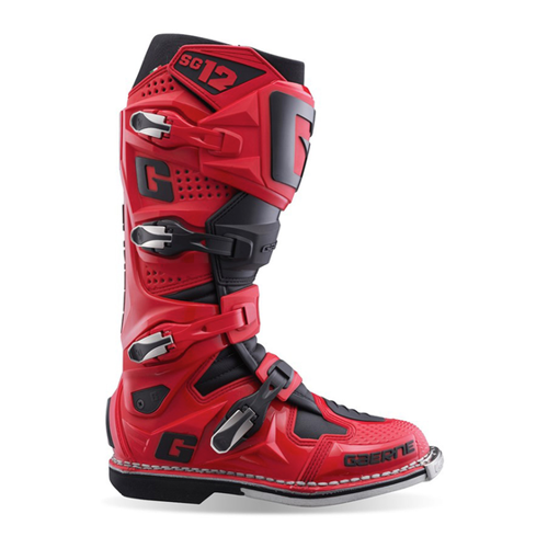 Bild von Gaerne SG-12 Motocross Stiefel – Schwarz-Rot, Größe 43 für Männer