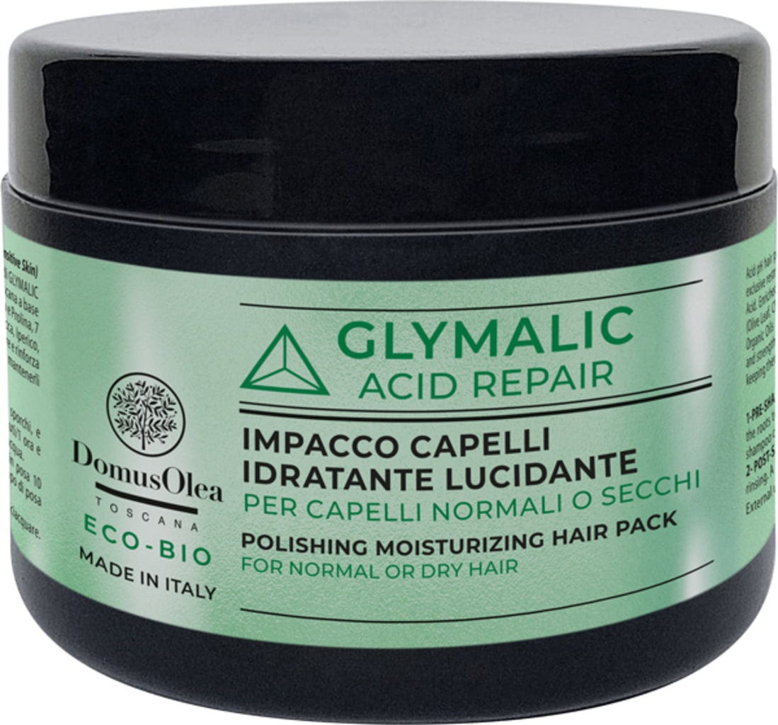 Bild von Domus Olea Toscana GLYMALIC Acid Repair Haarmaske Feuchtigkeit & Glanz - 250 ml