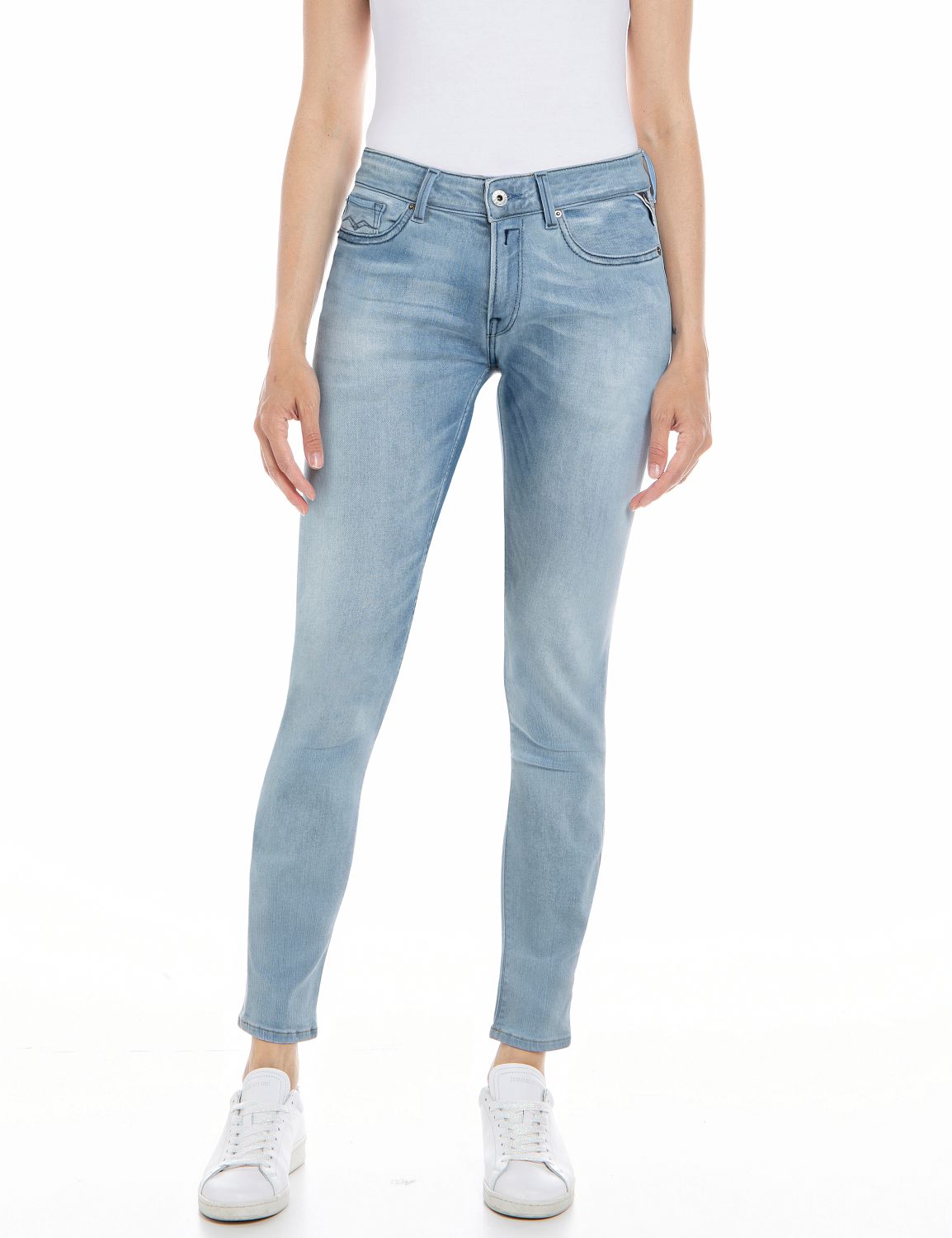 Bild von Replay Damen Jeans Jeanshose NEW LUZ - Skinny Fit Blau Light Blue Denim