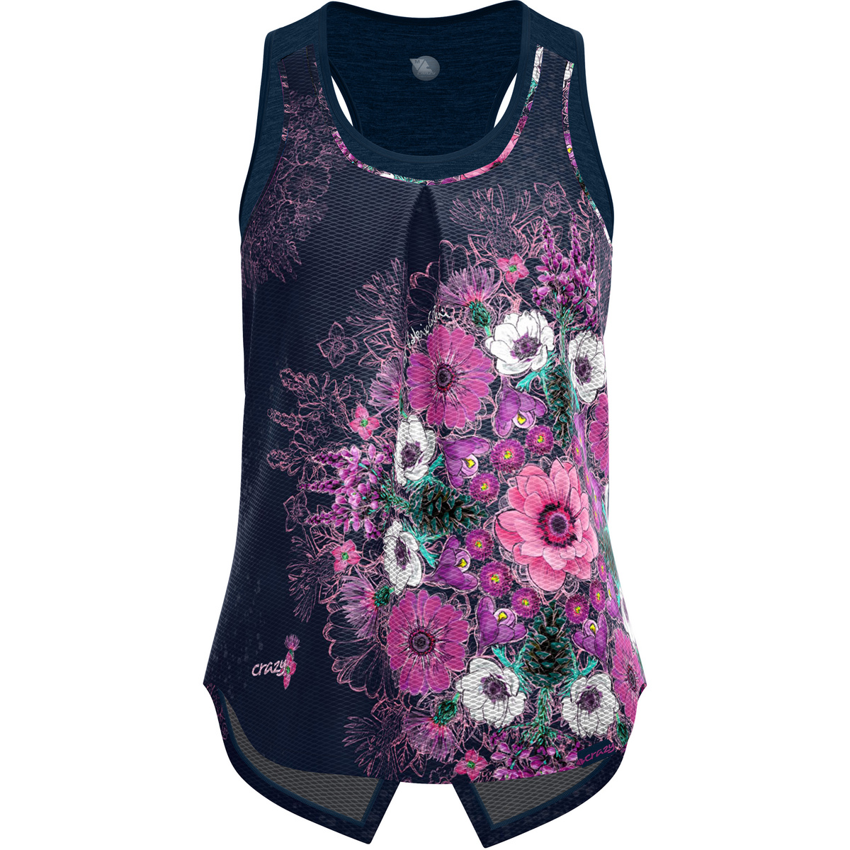 Bild von Crazy Idea - Women's Top Break - Top Gr S blau