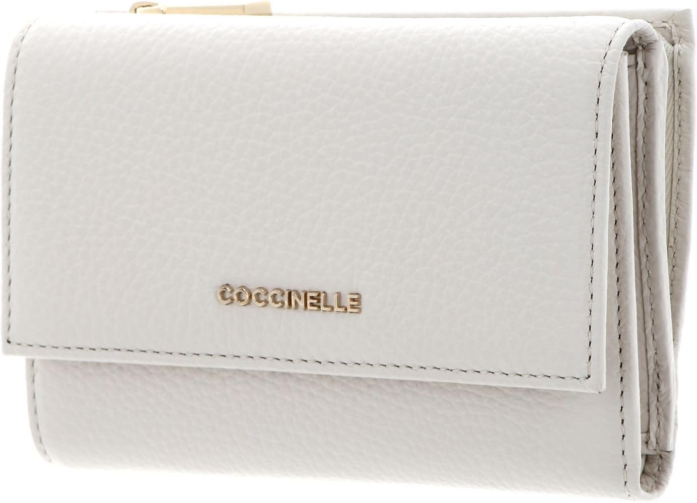 Bild von Coccinelle Metallic Soft Wallet Grainy Leather Coconut Milk