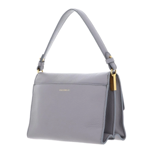 Bild von Coccinelle Binxie Handbag Grained Leather Light Grey