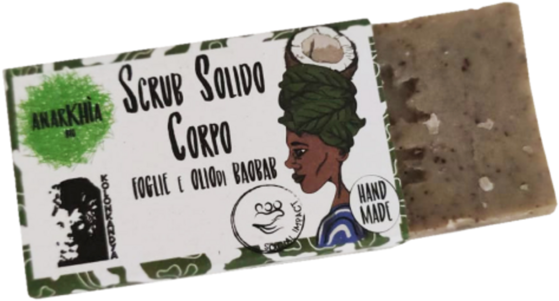 Bild von ANARKHIA TRIBE Feste Peeling-Seife - 100 g