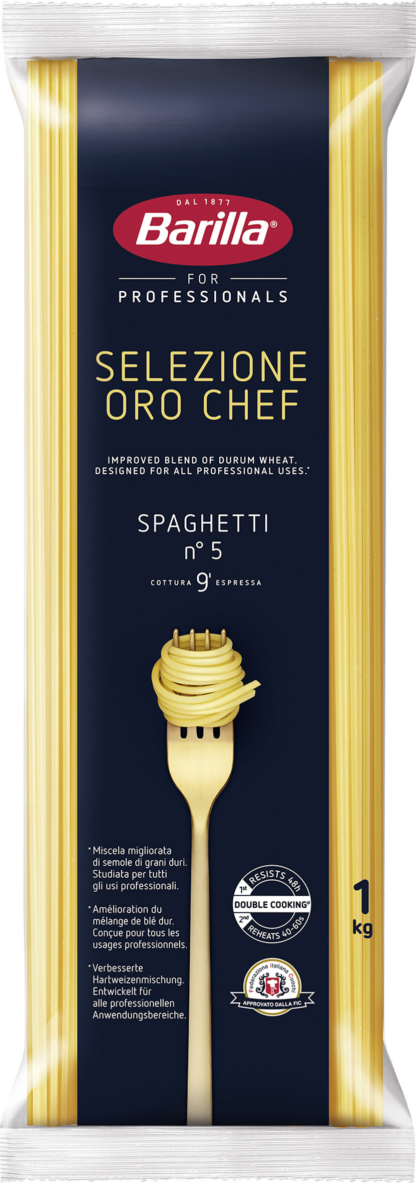 Bild von Barilla Spaghetti Selezione Oro Chef Nr. 5 1kg