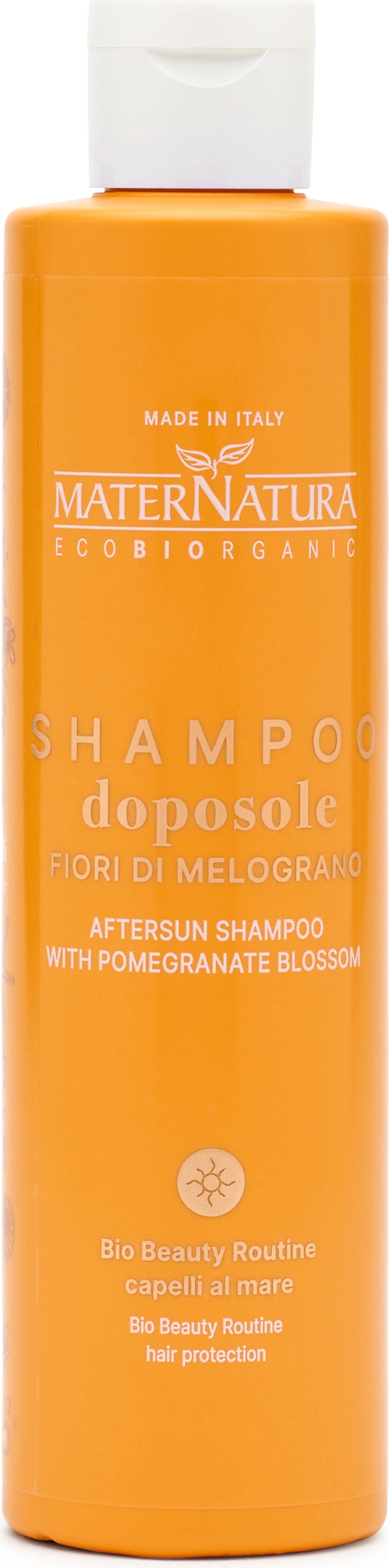 Bild von MaterNatura Aftersun Shampoo mit Granatapfelblüte - 250 ml