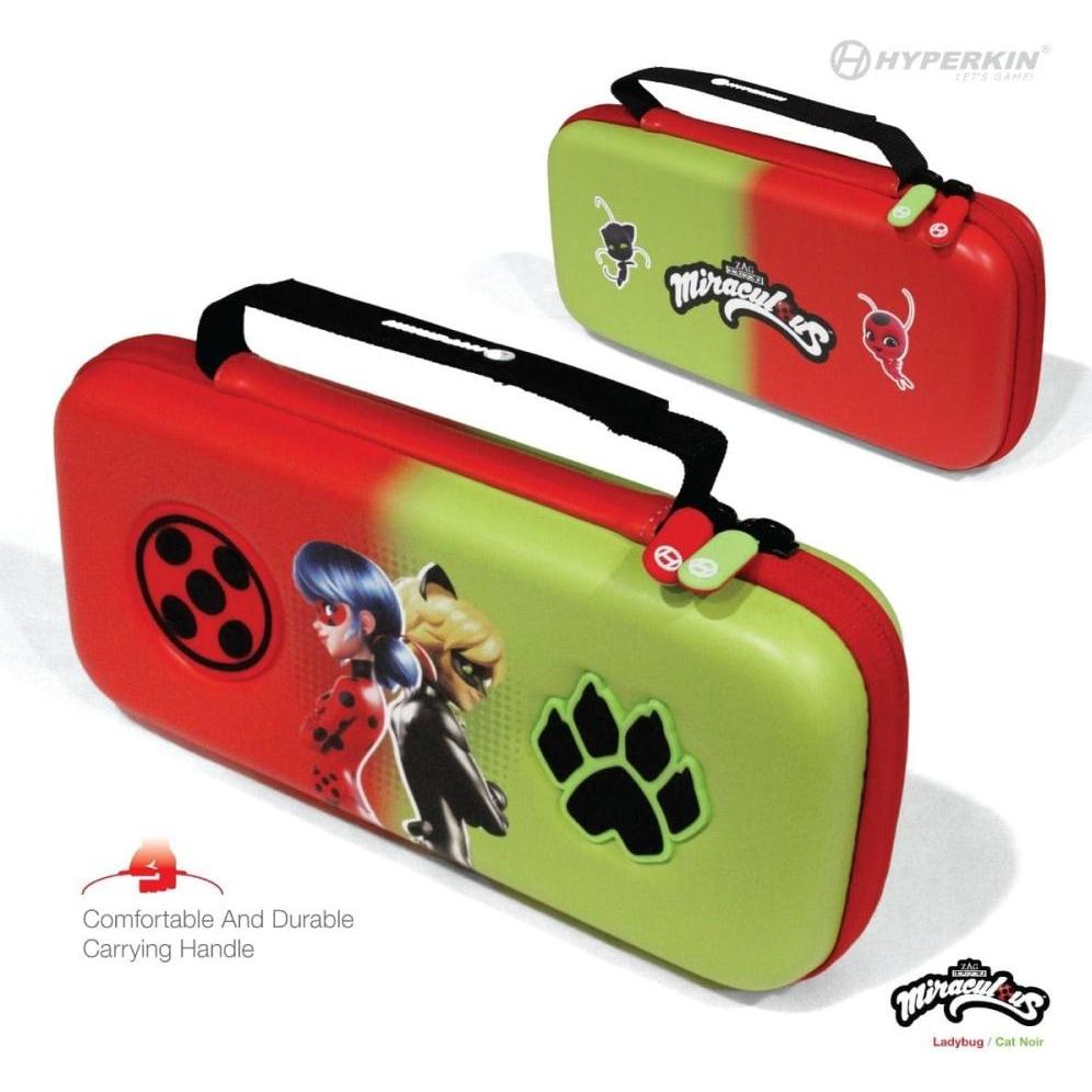 Bild von Hyperkin Switch Tasche Miraculous Bug & Cat (Switch Lite, Nintendo, Switch OLED), Weiteres Gaming Zubehör, Grün