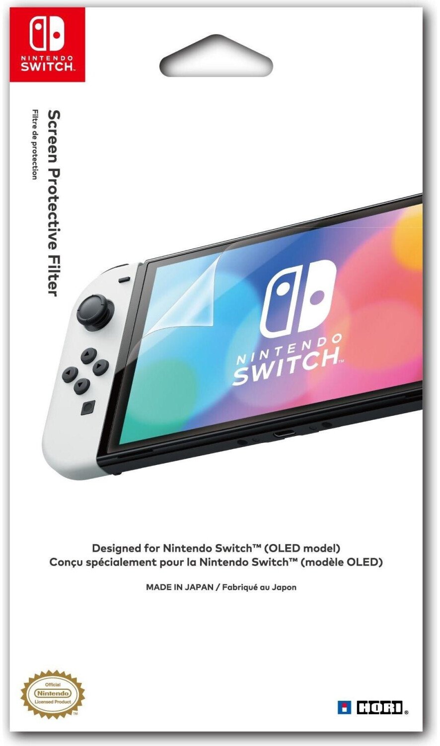 Bild von HORI Switch OLED Screen Protective Filter - Zubehör für Spielkonsole - Nintendo Switch