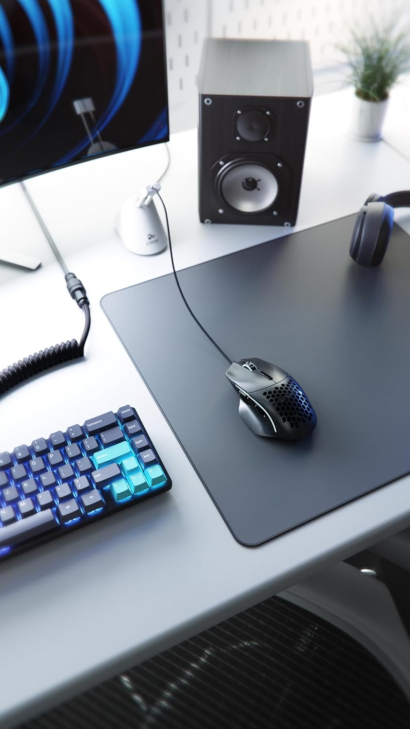 Bild von Glorious Gaming Model I 2 Wireless Gaming Mouse – Hybrid 2.4Ghz & Bluetooth, 75 g superleicht, 9 Tasten (2 austauschbar), PTFE-Füße, MMO/MOBA/FPS, Lange Akkulaufzeit, Seitliche Daumenauflage – Weiß