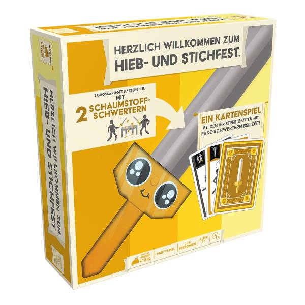 Bild von Exploding Kittens Herzlich Willkommen zum Hieb- und Stichfest (Deutsch)