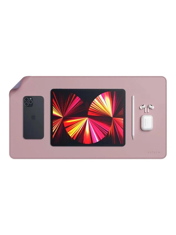 Bild von Satechi Dual Sided Eco-Leather Deskmate Pink/Purple