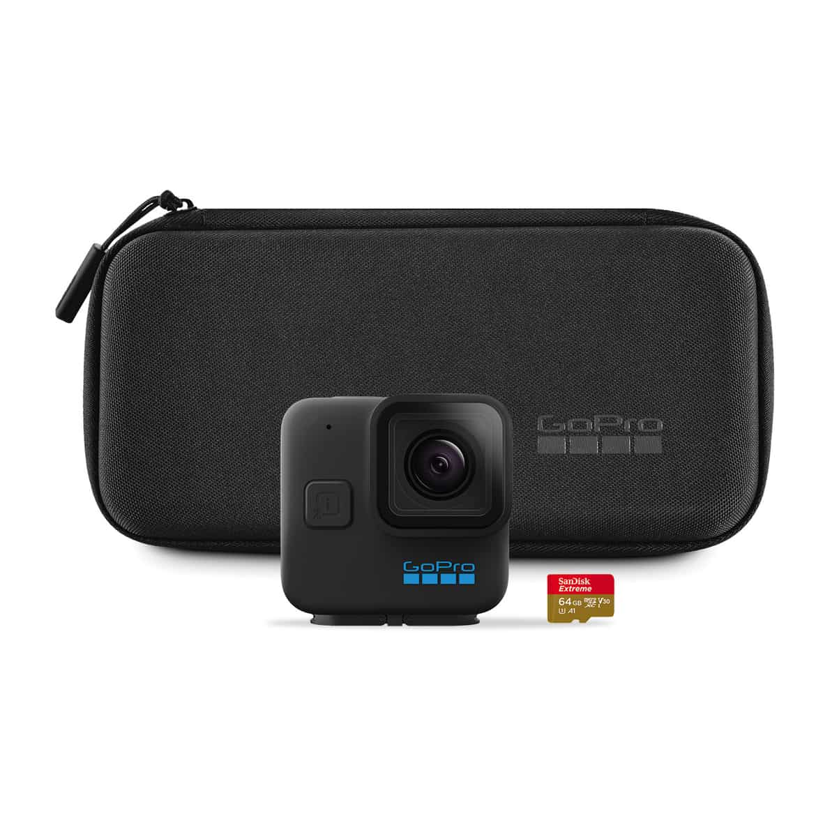 Bild von GoPro HERO11 Black Mini (inkl. 64 GB Micro-SDXC Karte) (60p, 5.3K, Bluetooth, WLAN), Action Cam, Schwarz