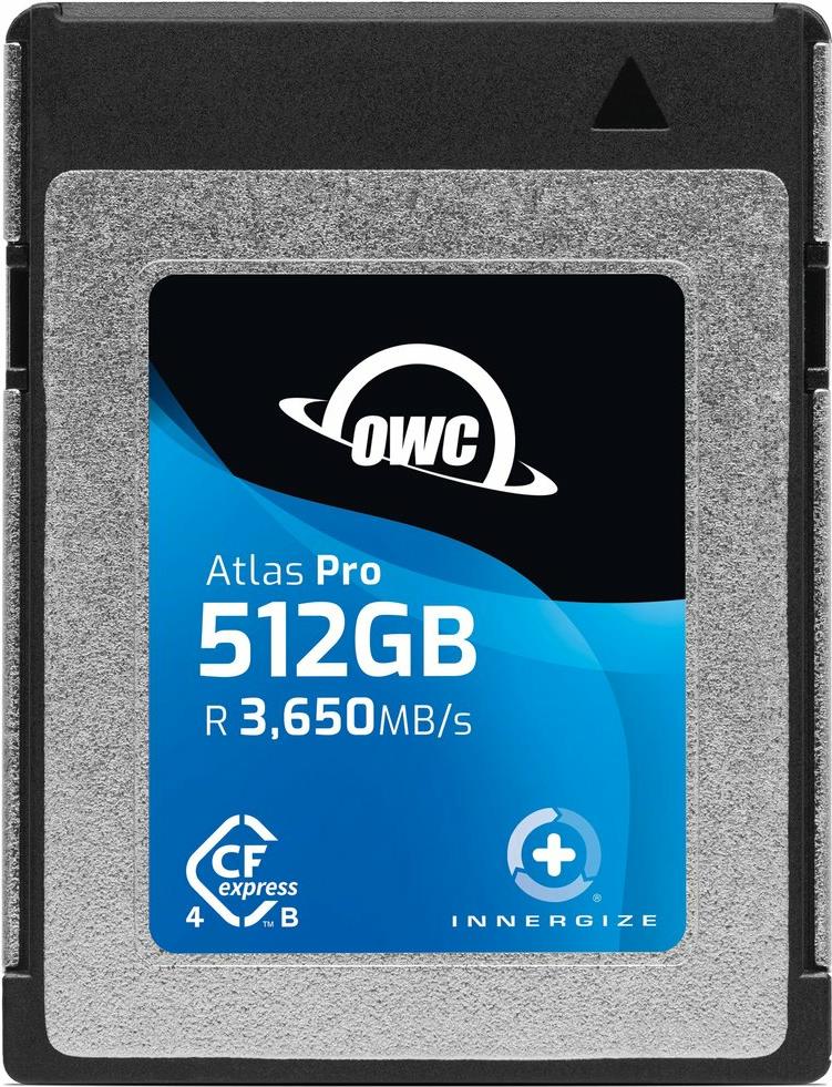 Bild von OWC Atlas Pro - 512 GB - CFexpress - 3650 MB/s - 3000 MB/s - Schutz vor elektrostatischer Entladung (ESD) - Schlagfest - Schockresistent - UV-beständig,... - Schwarz - Blau (OWCCFXB4P00512)