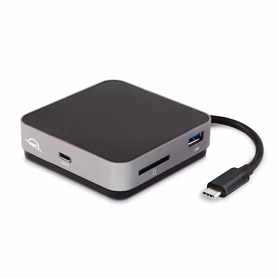 Bild von OWC USB-C Travel Thunderbolt 3 Dockingstation, 5 Ports, Display-Anschlüsse mit bis zu 4K-Auflösung, Bis zu 100 W Pass-Through-Leistung