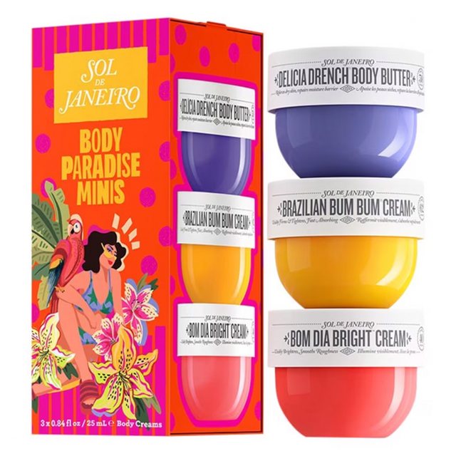 Bild von Sol de Janeiro Pflege-Geschenkset Cheirosa 62 Bum Bum Body Paradise Trio Perfekt als Überraschung verschenken, 3-tlg.