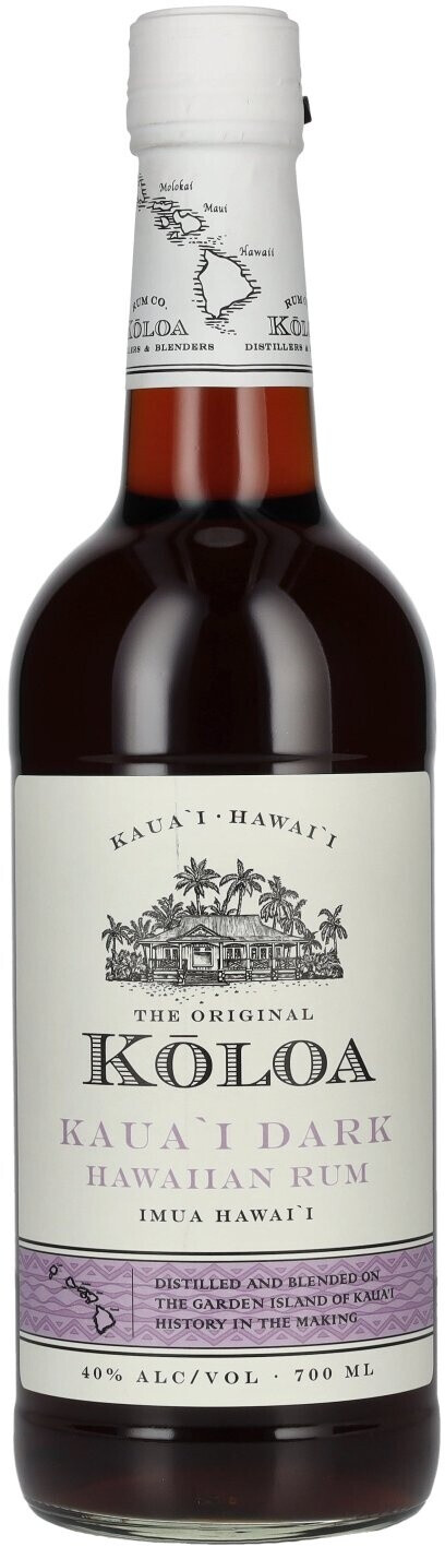 Bild von Kōloa Kaua'i Dark Hawaiian Rum 0,7l 40%