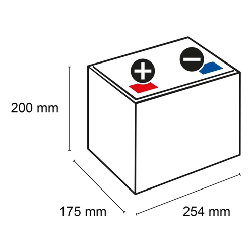 Bild von VARTA YELLOW TOP 8142540008882 Batterie 12V 55Ah 765A - Zuverlässige Energieversorgung