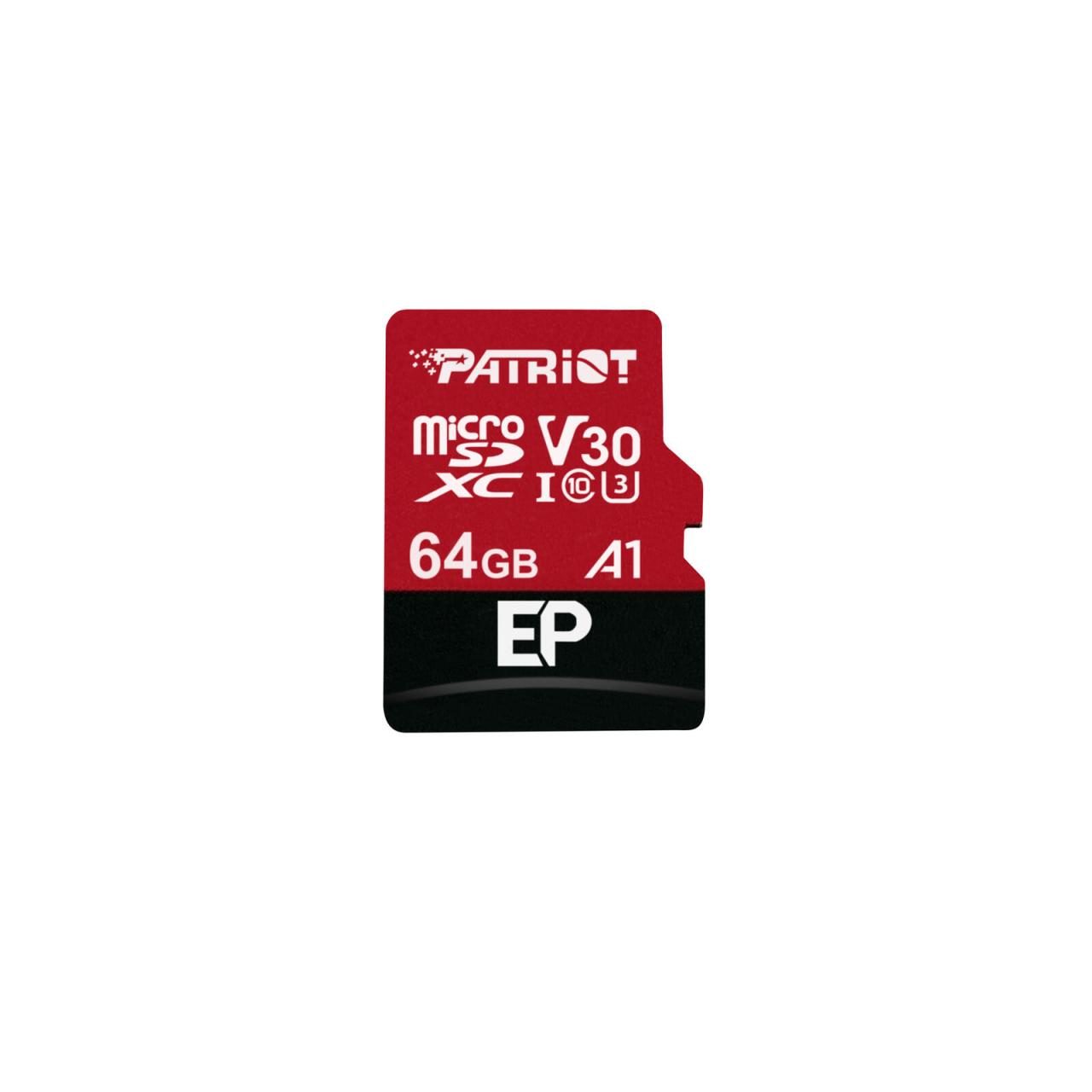 Bild von Patriot Patriot EP 64 GB microSDXC, Speicherkarte, (UHS-I Speicherkarte (90 MB/s Lesegeschwindigkeit)